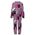 thumbnail image 5 of Hello Kitty Hooded Union Suit Pajama Soft Comfy PJs Sleepwear, 5 of 7