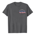 thumbnail image 7 of Rotm Patriotic Shirts Womens Tops Comfy Cotton Tshirts Shirts for Women 4th of July American Flag Graphic Tees Independence Day Patriotic Tees Dark Gray,M, 7 of 7