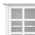 thumbnail image 5 of Simpli Home Acadian 62 inch Wide Solid Wood Transitional Wide Storage Cabinet in White, 5 of 12