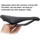 thumbnail image 2 of Asiento de bicicleta de fibra de carbono, sillín cómodo para bicicleta de montaña y carretera, cojín con diseño hueco, absorción de impactos con relleno de EVA para hombres y mujeres., 2 of 5