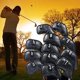 thumbnail image 5 of 12 piezas de palo de golf, cubierta de cabeza de hierro, equipo de protección, resistencia a los arañazos Negro Zulema Cubierta de hierro para palo de golf, 5 of 7