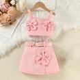 thumbnail image 2 of Ugoldhm 2 Piece Girls Outfits Strappy Top and Skirt Set Cute Fashion Clothing Size 1-8, 2 of 3