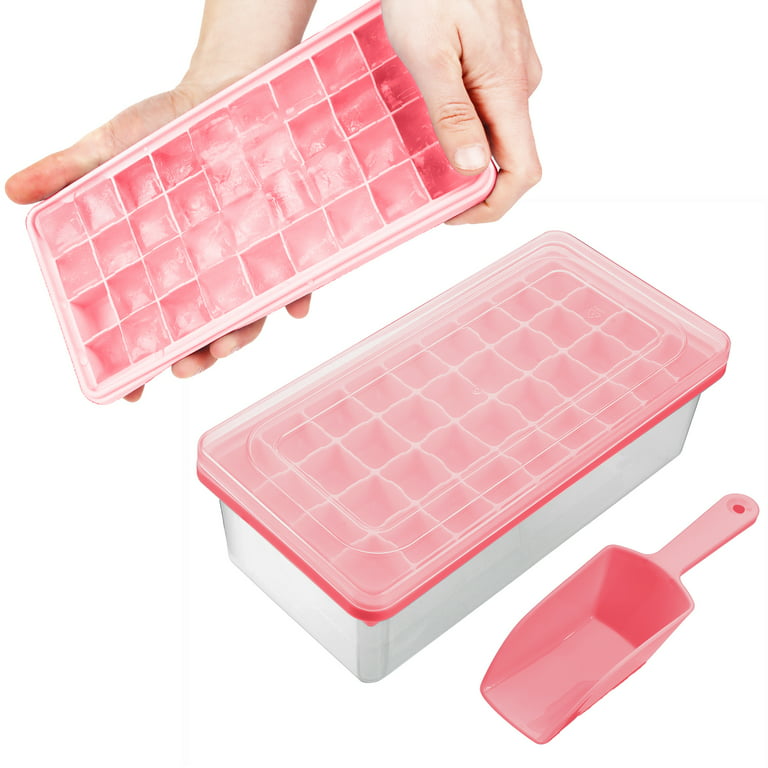 2023 Ice Cube Trays Stainless Steel Ice Cube tray with Lid Super