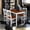 Brown, variant on vidaXL Dining Table and Chair Kitchen Dining Set Dinner Table Chair 5 Piece