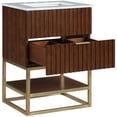 thumbnail image 3 of Meridian Furniture Monad Walnut Bathroom Vanity, 3 of 16