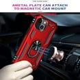 thumbnail image 5 of Supershield Armor-X Rugged iPhone 12 Case with Ring Holder - Red, 5 of 5
