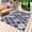 Blue, variant on Blue Boho Outdoor Rug 4x6 Ft - Reversible Patio Rug Outdoor Camping Rugs, Vintage Country Ethnic Abstract Gingham Washable Indoor Outdoor Area Rugs, Non-Slip Outdoor Carpet Runner for Deck/Porch