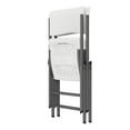 thumbnail image 2 of Lifetime Folding Chair, Indoor/Outdoor Light Commercial Grade, White Set of 2, Adult Sized (81129), 2 of 15