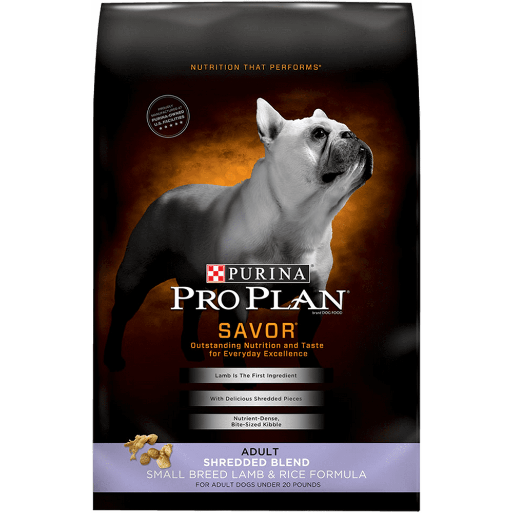 Purina Pro Plan SAVOR Shredded Blend Small Breed Lamb & Rice Formula