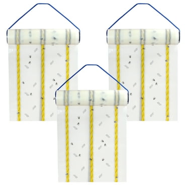PIC Fly Ribbon XL - Fly Traps for Outdoors and Barns, Paper, 40FT Roll (3 Pack)