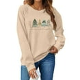 thumbnail image 3 of Neewe Women's Oversized Sweatshirt Christmas Crewneck Long Sleeve Casual Loose Pullover Tops, 3 of 8