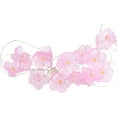 thumbnail image 2 of cpengpj Pink Plastic Cherry Blossom LED String Lights for Outdoor Camping, Battery-Powered Fairy Lights with 2 AA Size, Decorative Courtyard Garden Lights 200cm (Batteries Not Included), 2 of 7