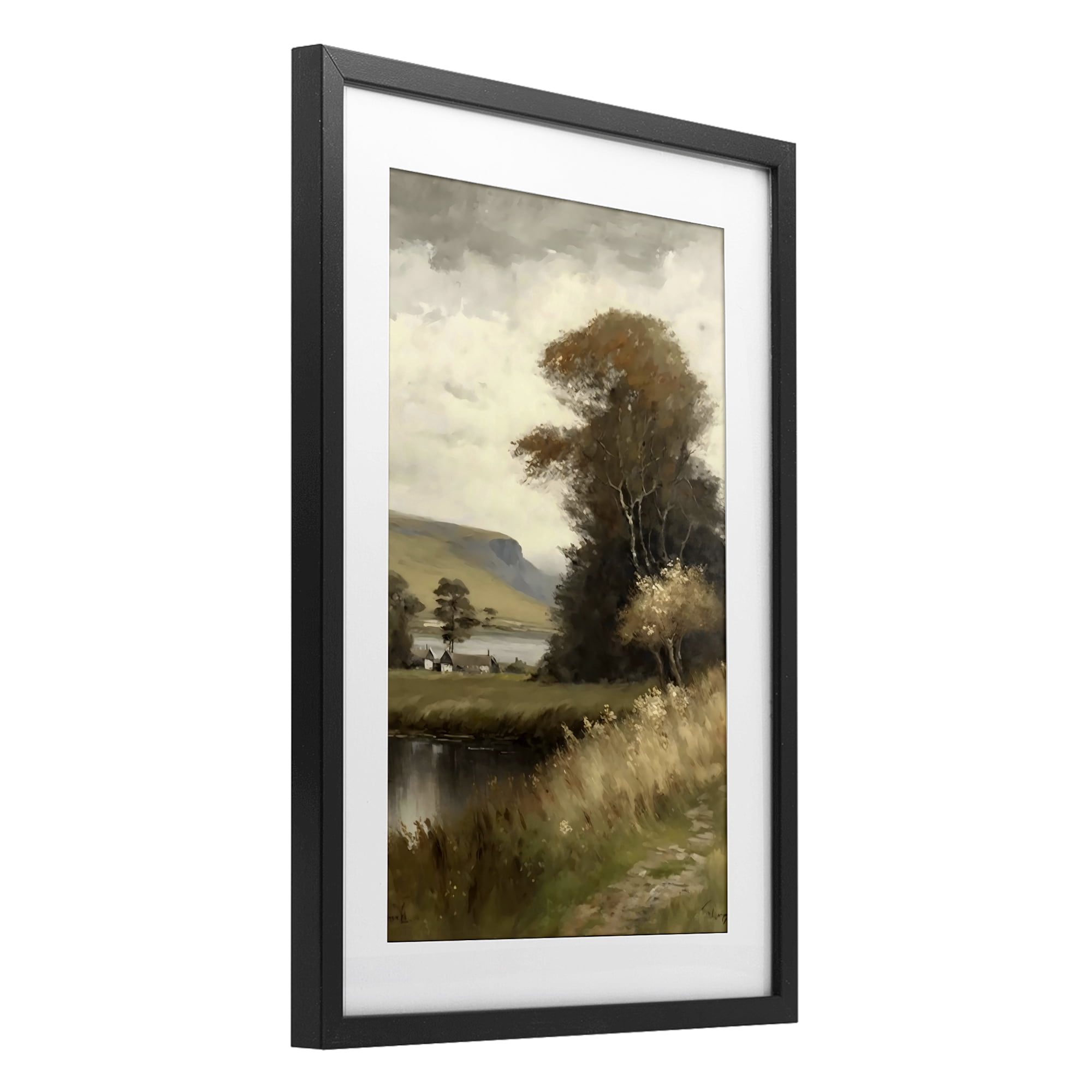 Stupell Industries House By The Water Retreat Black Framed Print Under Glass, design by Creative Studio