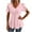 Pink, variant on yillto Plus Size Tops for Womens Summer Ruffle Short Sleeve Casual V Neck Flowy Tunics Blouse S-4XL