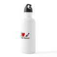 thumbnail image 3 of CafePress - Peace, Love, Trumpet Water Bottle - Stainless Steel Water Bottle, Sports Bottle, 1.0L, 3 of 5