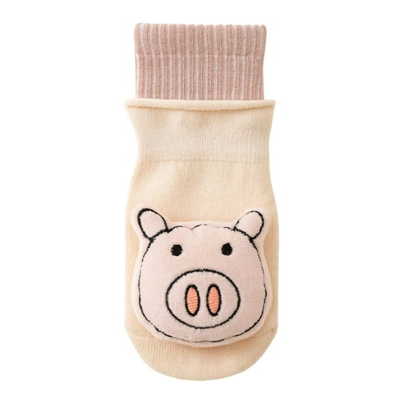 Ugoldhm Baby & Toddler 3D Cartoon Socks - Soft Cozy Non-Slip Loose Socks for Fall Winter Warm