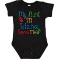 thumbnail image 3 of Inktastic My Aunt in Idaho Loves Me Boys or Girls Baby Bodysuit, 3 of 5