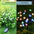 thumbnail image 5 of Luces solares para jardín al aire libre, luces de hadas para decoración de patio, camino, patio trasero, pasarela, 5 of 5