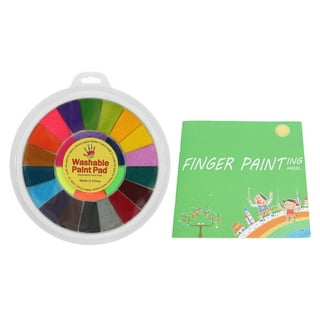 Gide goods Finger Ink Pads for Kids Washable Craft Ink Stamp Pads
