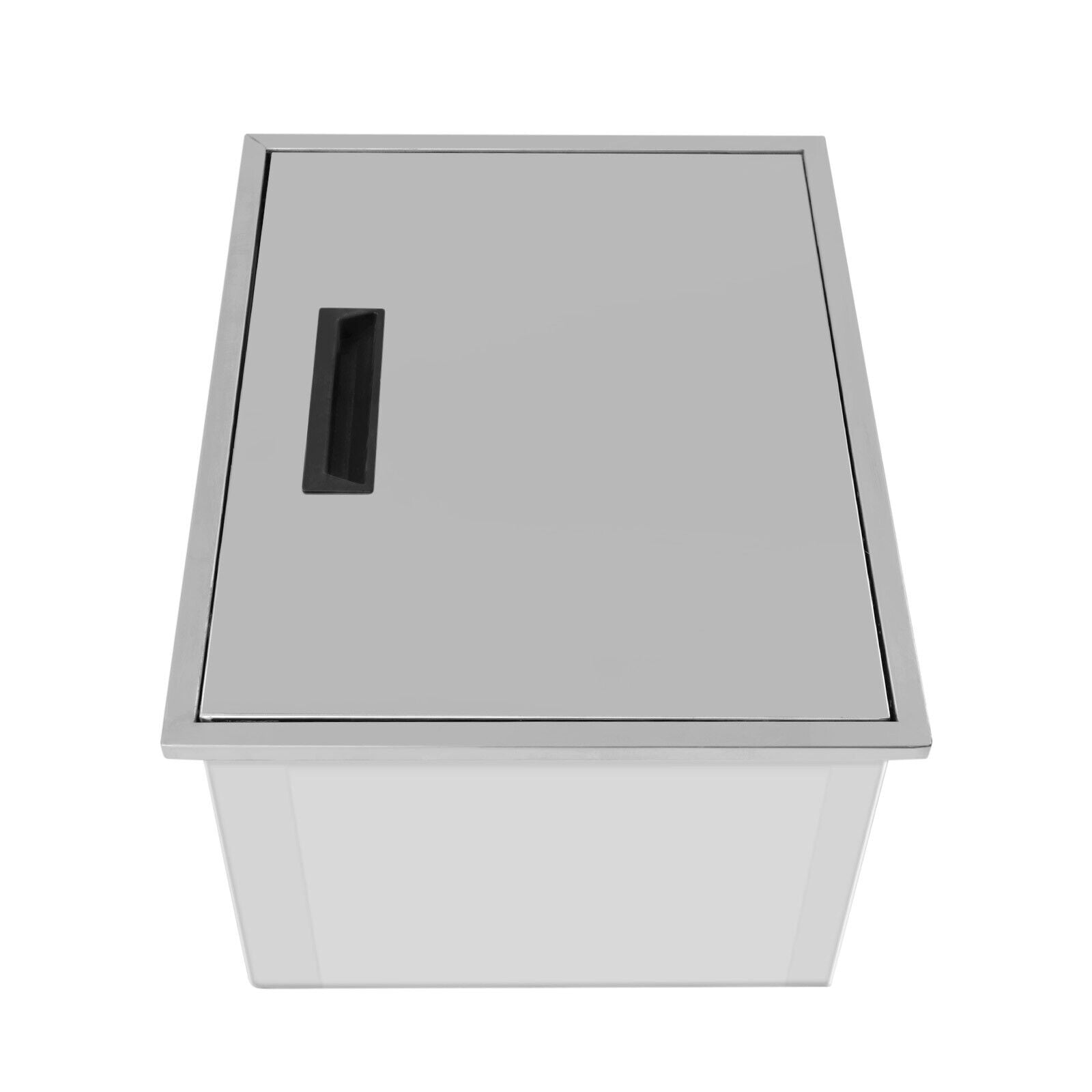 33L Drop-in Ice Chest Cooler Party Bar Ice Bin with Cover 304 Stainless Outdoor Indoor