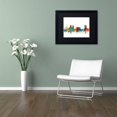 thumbnail image 3 of Trademark Fine Art 'Wichita Kansas Skyline' Canvas Art by Michael Tompsett, Black Matte, Black Frame, 3 of 4