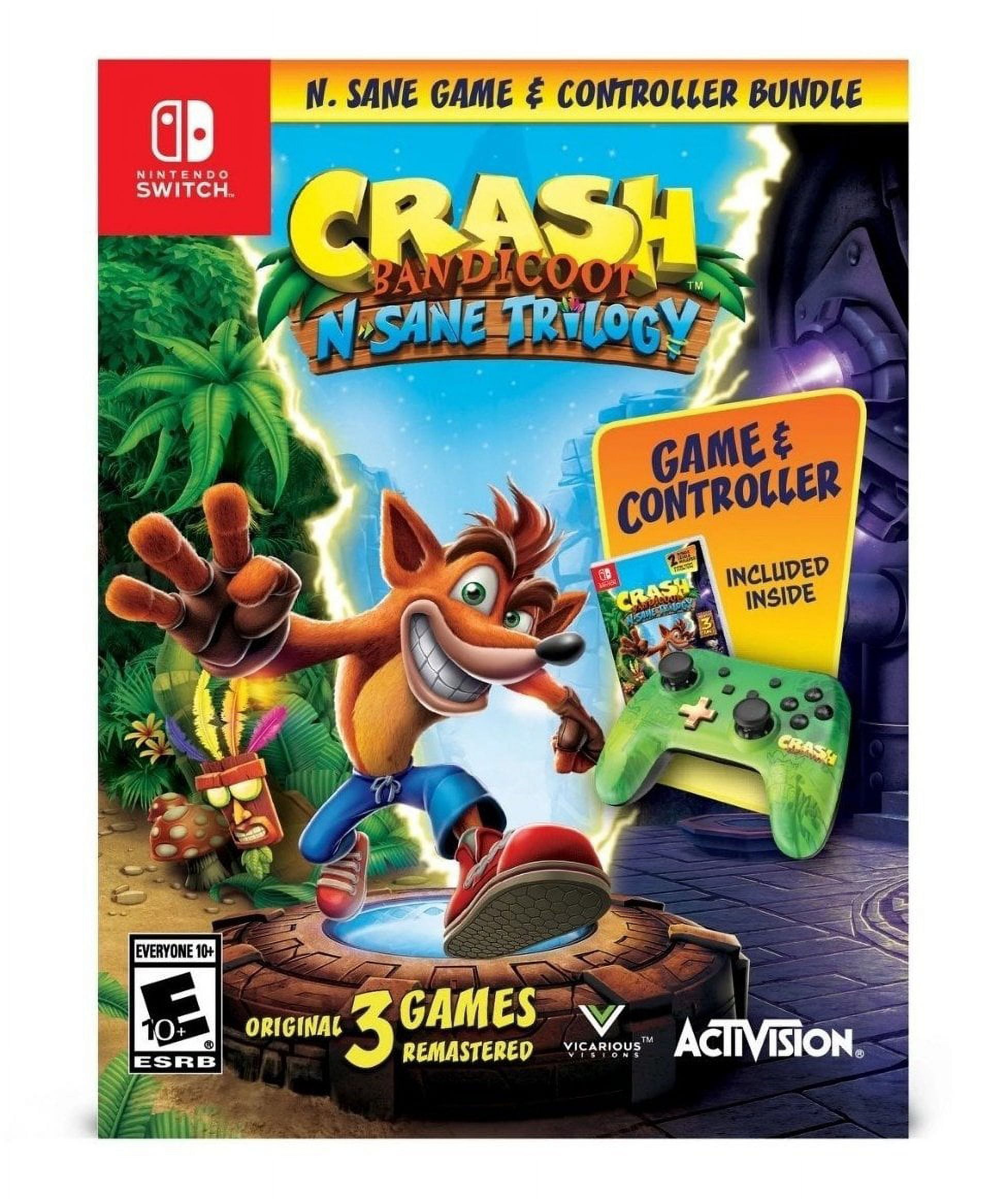 [VOCÊ PODERÁ JOGAR DIA 19/12/2023] Jogo Crash N Sane Trilogy Nintendo Switch