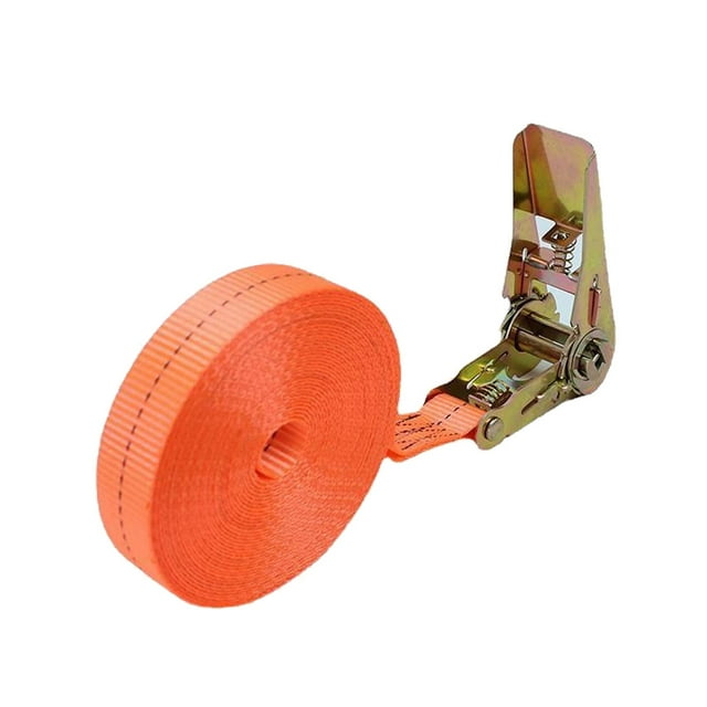 Kenally Correa de amarre para camión portátil Universal, cuerda de trinquete de nailon para remolque, cuerdas de fijación de 4 metros, Automoción decorativa y accesorios