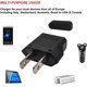 thumbnail image 5 of Small Europe To Usa Plug Adapter, Black Europe To Usa Socket Adapter, Fire Safe Europe/asia To Usa/canada Travel Power Plug Adapter (2 Pack), 5 of 5