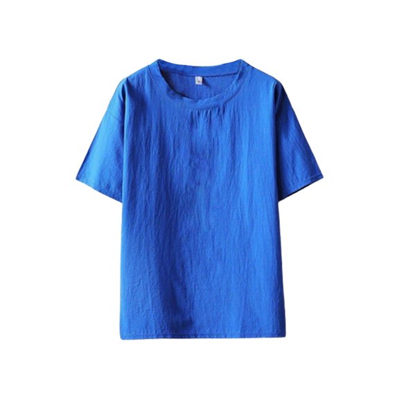 Ketyyh-chn99 Mens T Shirts Casual Tops for Men Tshirt Shirt Casual Sport Shirts Blue,L