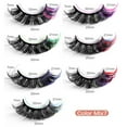 thumbnail image 3 of RAGUPEL 7 Pairs Lash Clusters 3D Thick Colorful Cat Eye Eyelashes Natural Simulation Lash Extension Kit for Parties and Special Occasions of 4 Styles, 3 of 6