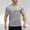 c02Gray, variant on USNSM Men's Quick Dry Golf Shirts Short Sleeve Henley Shirt Active Athletic Collarless Fitness and Leisure Sports Solid Color T Shirts Green XXXL