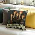 thumbnail image 3 of Halloween Decor Pillow Covers  Halloween Decorations  Farmhouse Saying Outdoor Fall Pillows Decorative Throw Cushion Case for Home Black, 3 of 5
