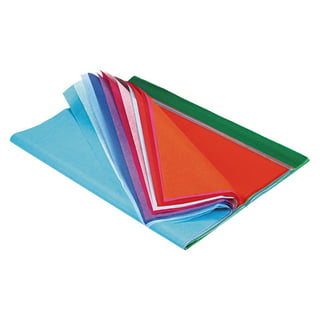 Kolorfast Non-Bleeding Art Tissue Paper, 20 x 30 Inches, Assorted