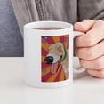 thumbnail image 4 of CafePress - Love Greyhound Mug - 11 oz Ceramic Mug - Novelty Coffee Tea Cup, 4 of 4