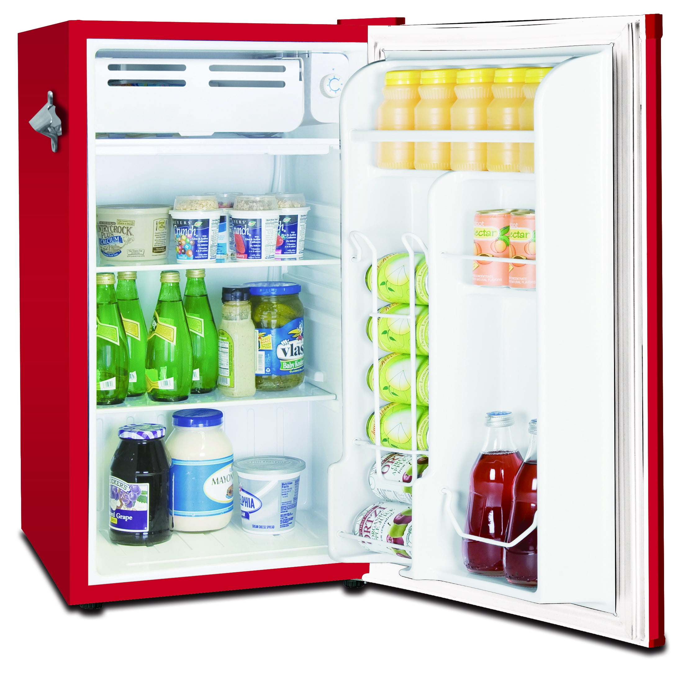 Frigidaire 3 2 Cu Ft Retro Mini Fridge With Side Bottle Opener