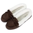 thumbnail image 5 of Jessica Simpson Womens Micro Suede Moccasin Indoor Outdoor Slipper Shoe, 5 of 9