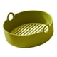 thumbnail image 4 of Air Fryer Silicone Liners Pot Thickened Heat Resistant Baking Basket Bowl for Oven Barbecue Tool Green Round, 4 of 5