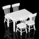 thumbnail image 5 of 1:12 Juego De Mesa Y Silla De Mesa De Muebles De Cocina En Miniatura De Casa De Muñecas Y Juego De Vajilla, 5 of 9