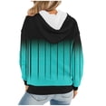thumbnail image 4 of WXLWZYWL Trendy Sweatshirts For Women 2023 Women Casual Print Long Sleeve Loose Hooded Sweatshirt Blouse, 4 of 4