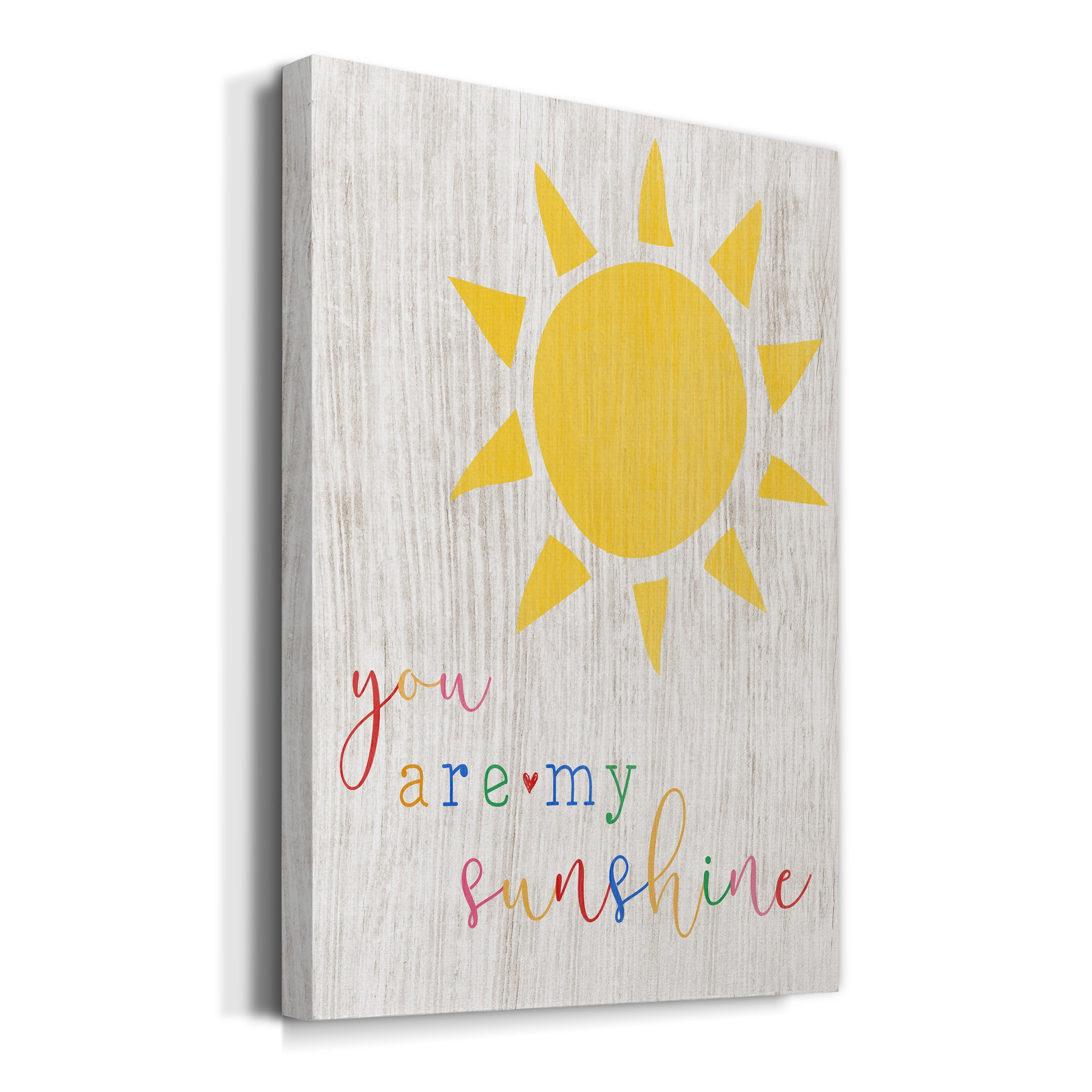 You are my Sunshine Premium Gallery Wrapped Canvas - Ready to Hang - 8 x 12