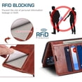 thumbnail image 5 of Flip Case for Moto G 5G 2022,Flip Fold Leather Wallet Case with RFID Blocking Credit Card Slot and Kickstand Magnetic Closure Protective Cover for Motorola Moto G 5G 2022 (Brown), 5 of 9
