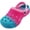 Pink Tie Dye, variant on Norty Girls & Boys Tie Dye Clog Sandal with Backstrap - RUNS 2 SIZES SMALL 40585-2MUSLittleKid Yellow Tie Dye