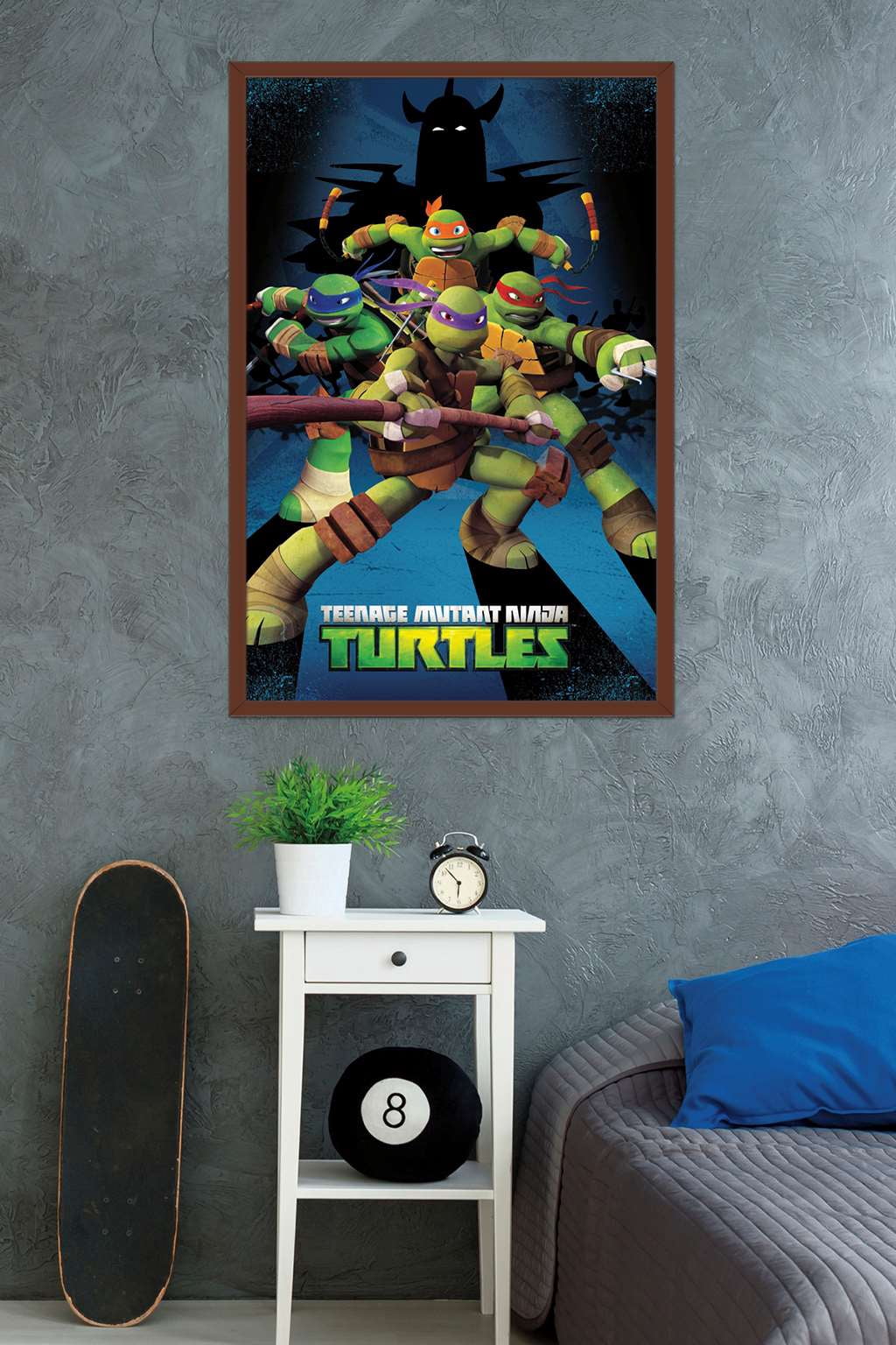 Nickelodeon Teenage Mutant Ninja Turtles - Assemble Wall Poster, 22.375" x 34", Framed