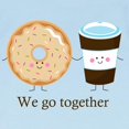 thumbnail image 3 of CafePress - We Go Together Like Coffee And Donuts Infant T Shi - Infant T-Shirt, 3 of 4
