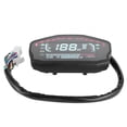 thumbnail image 2 of Herwey Akozon Motorcycle Speedometer Digital Odometer Universal LED LCD Digital Speedometer Gauge Tachometer Instrument, 2 of 8