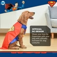 thumbnail image 2 of DC Comics Superhero Superman Halloween Dog Costume - Medium - | DC Superhero Halloween Costumes for Dogs, Funny Dog Costumes | Officially Licensed DC Dog Halloween Costume Blue, 2 of 7
