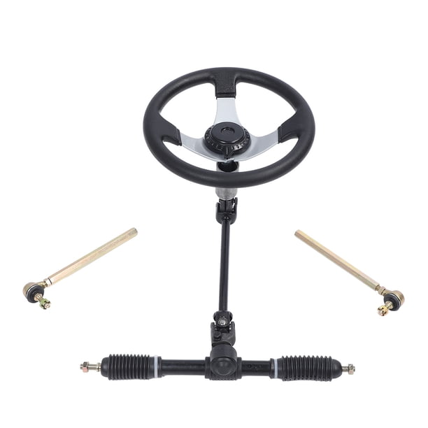 Kit De Montaje De Volante UTV, Larga Durabilidad, Control Preciso, Funcionamiento Suave, Kit De Volante Go Kart Para Vehículos De 110, 125, 140 Y 150