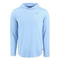 thumbnail image 2 of Men's Cutter & Buck  Powder Blue Los Angeles Chargers Coastline Epic Comfort Eco Recycled Men's Hooded Shirt, 2 of 3