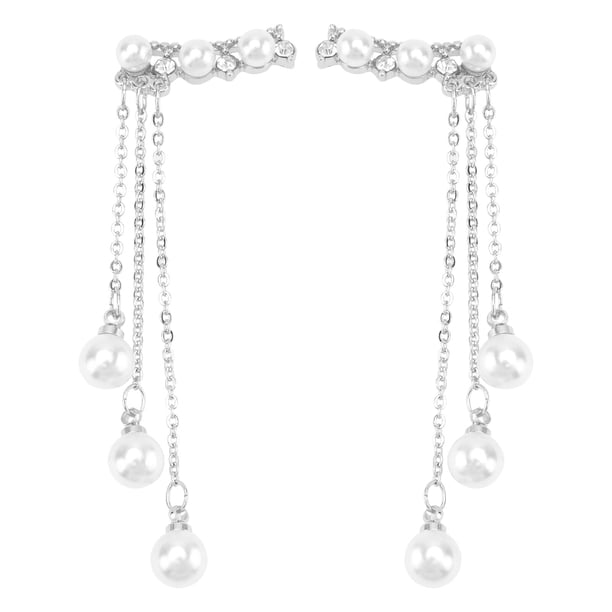 1 par de pendientes largos versátiles de moda colgantes de oreja retro creativos joyería de mujer