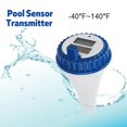 thumbnail image 4 of Termómetro de piscina, monitor flotante solar digital inalámbrico, 4 of 9